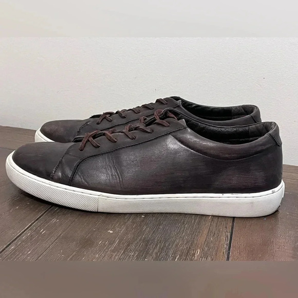 Freebird by Steven Other - Freebird Newport Brown Leather Sneakers Mens size 12